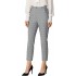 Allegra K Women's Plaid High Waist Elastic Back Office Work Ankle Pants