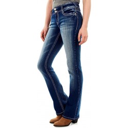 Luscious Curvy Bootcut Mid-Rise Insta Stretch Juniors Jeans