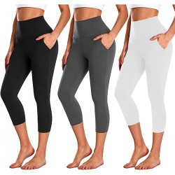 High Waisted Tummy Control Black Workout Gym Yoga Pants