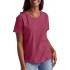 Tri-Blend Relaxed Fit T-Shirt, Oversized Lightweight Tee, Available in Plus Size