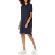 Jersey Oversized-Fit Short-Sleeve Pocket T-Shirt Dress 