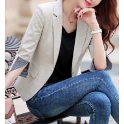 SUSIELADY Womens Casual Jacket Casual Work Blazer Office Jacket Slim Fit Blazer for Business Lady