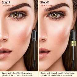 Tubing Mascara Waterproof & Smudge-Proof - 2-1 Long-Lasting Mascara