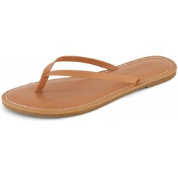 CUSHIONAIRE Women's Cora Flat Flip Flop Sandal with +Comfort