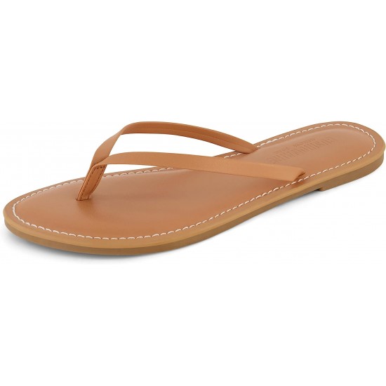 CUSHIONAIRE Women's Cora Flat Flip Flop Sandal with +Comfort
