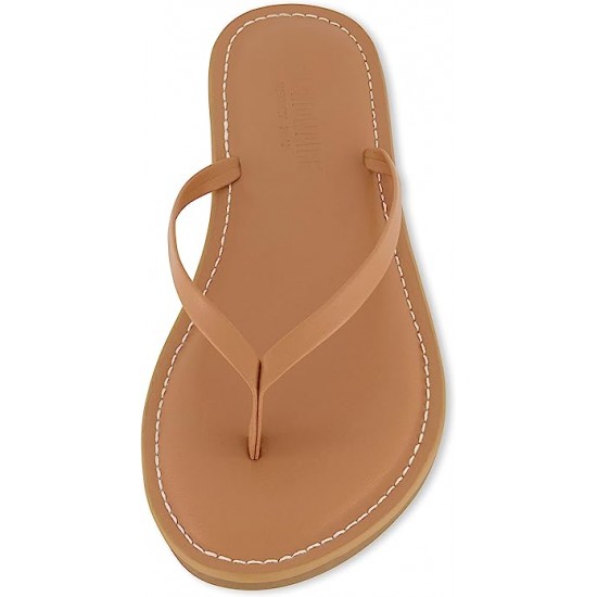 CUSHIONAIRE Women's Cora Flat Flip Flop Sandal with +Comfort