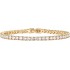 14K Gold Plated 3mm Cubic Zirconia Classic Tennis Bracelet