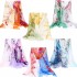 6 Pcs Scarves for Women Lightweight Silk Summer Floral Print Pattern Scarf for Women Dressy Fashion Long Thin Scarf Shawl