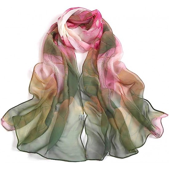 Acotavie Scarfs for Women Lightweight Print Floral