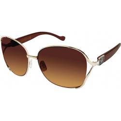 Jessica Simpson J5254 Oversized Women's Square Metal Sunglasses