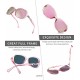 FEISEDY Vintage Square Polarized Sunglasses
