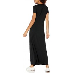 Essentials Women's Short-Sleeve Maxi Dress