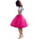 Babyonline Lady's Princess Tutu Tulle Midi Knee Length Skirt Underskirt