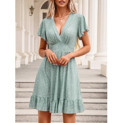 TORARY Women's 2023 Summer Wrap V Neck Dresses